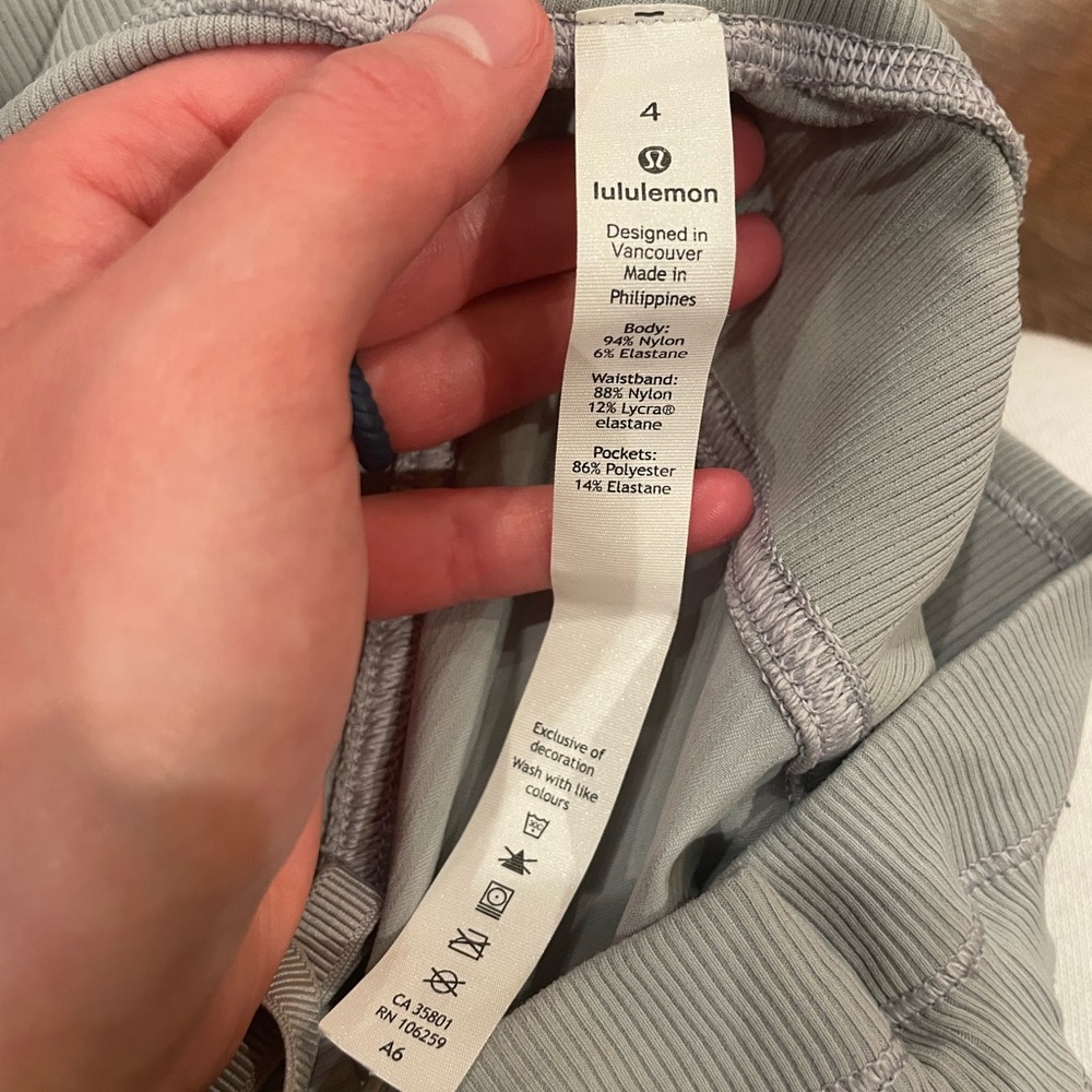 Women's Gray Lululemon Jogger Pants - Picture 3 of 3